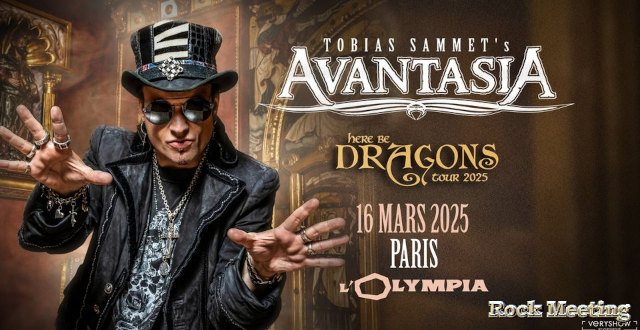 avantasia here be dragons nouvel album paris