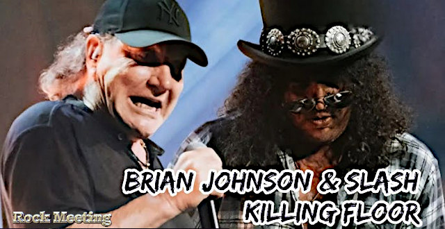 brian johnson d ac dc rejoint slash pour une performance de killing floor aux sky arts awards au royaume uni ce 17 septembre 2024