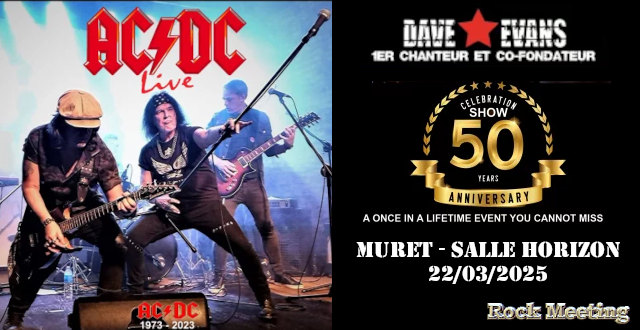 dave evans le premier chanteur d ac dc a muret le 22 mars 2025 50 ans celebration tour