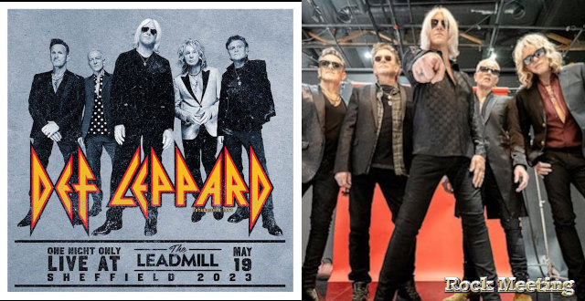 def leppard one night only live at the leadmill nouvel album live pour octobre