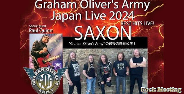 graham oliver et paul quinn interpreter des classiques de saxon a tokyo graham oliver s army