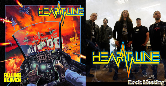 heart line falling heaven nouvel album fire in the sky 1er single