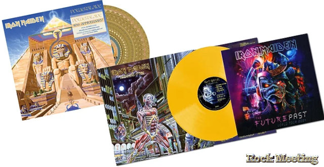 iron maiden va sortir de nouvelles editions vinyles de powerslave 40th anniversary et somewhere in time