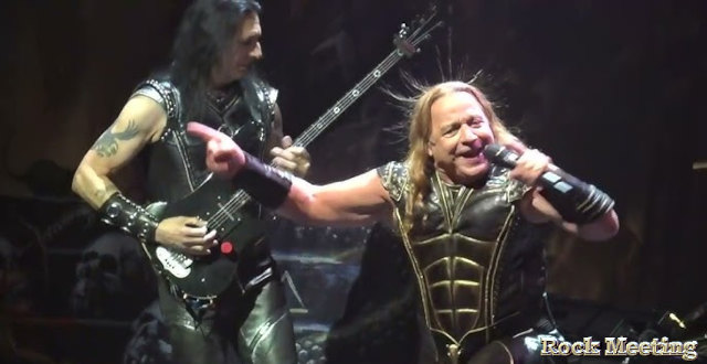 manowar joue pour la premiere fois aux etats unis concert en une decennie video de tout le concert