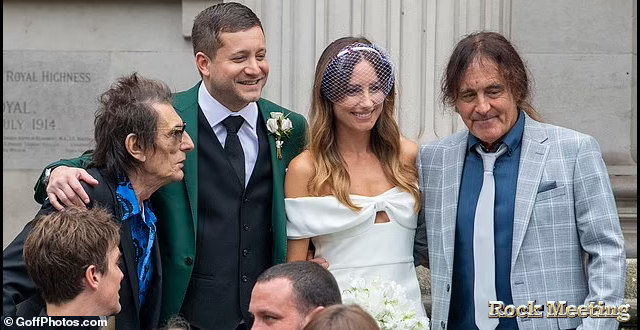 mariage d iron maiden et des rolling stones la fille de steve harris epouse le fils de ronnie wood