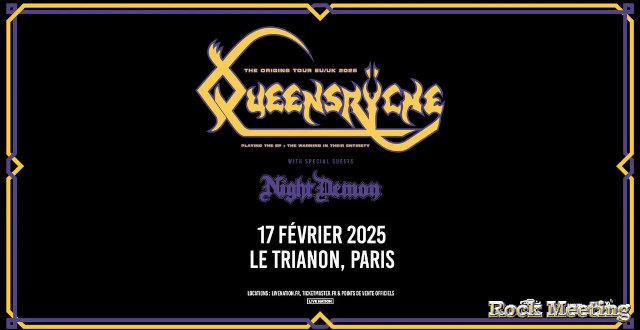 queensryche annonce une tournee europeenne 2025 the origins qui passera par paris