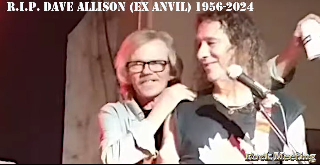 r i p dave allison le guitariste originel d anvil est mort a l age de 68 ans