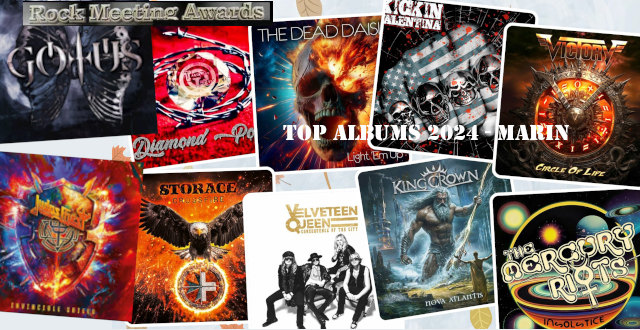 rockmeeting awards top albums 2023 de marin rockmachine judas priest kingcrown the mercury riots gotus storace the dead daisies velveteen queen victory