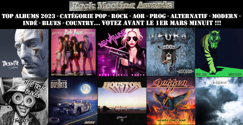 rockmeeting awards 2023 pop rock aor westcoast prog alternatif modern inde blues country