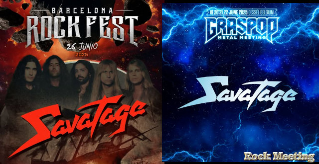 savatage annonce des dates dans des festivals europeens au printemps ete 2025