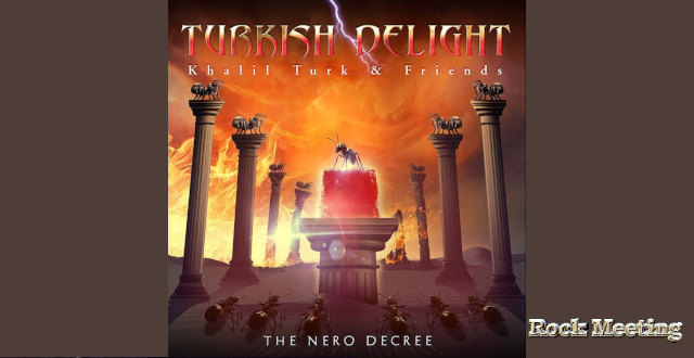 turkish delight iii khalil turk friends nouvel album the nero decree video clip avec marty friedman a la guitare solo ralph sheepers au chant