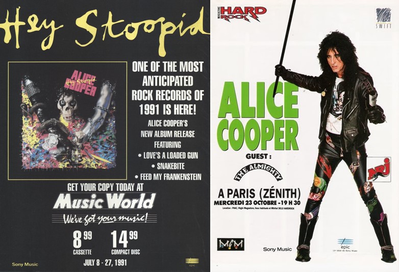 Alice Cooper Hey Stoopid pub