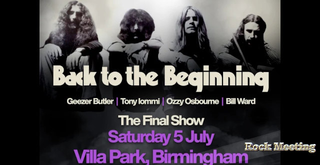 black sabbath originel le 5 juillet a birmingham lors d une soiree geante avec metallica slayer pantera