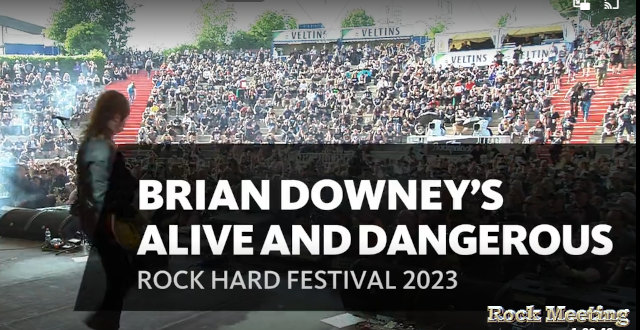 brian downey s alive and dangerous rock hard festival 2023 cowboy song the boys are back in town nouvelle video pro