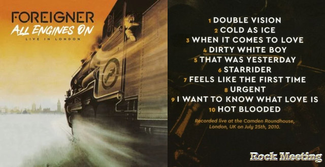 foreigner all engines on live in london