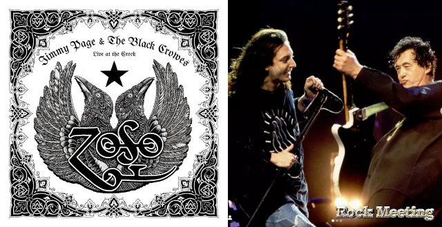 jimmy page and the black crowes annoncent une edition etendue de live at the greek