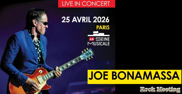 joe bonamassa paris seine musicale 25 04 2026