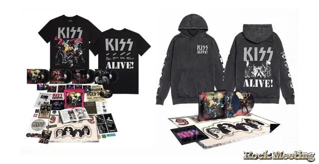 kiss alive 50th anniversary super deluxe 8lp blu ray audio le 50eme anniversaire