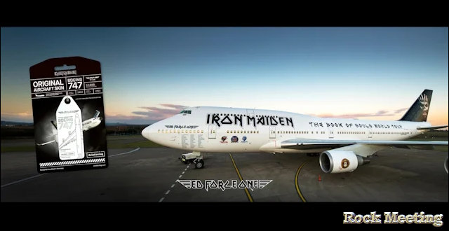 l aviationtag d iron maiden celebre l histoire de l avion affrete par le groupe ed force one