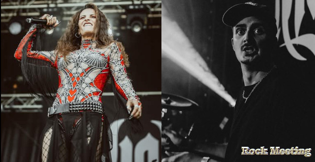 nightmare depart de barbara mogore la chanteuse et niels quiais le batteur