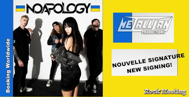 noapology le groupe de hard rock ukrainien signe avec metallian productions