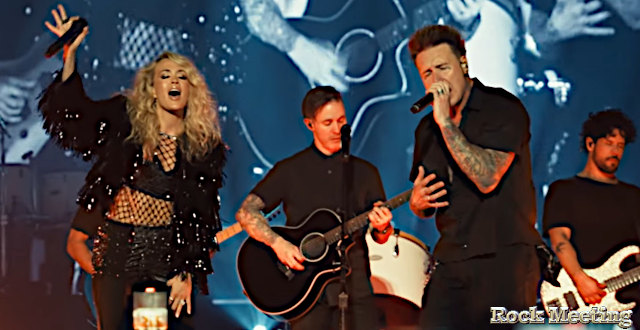 papa roach carrie underwood leave a light on live a las vegas video pro