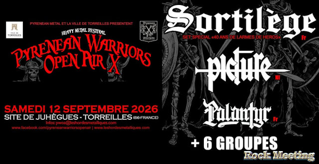 pyrenean warriors open air x 12 09 2026 avec sortilege picture et palantyr
