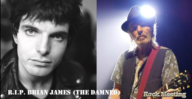 r i p brian james le guitariste fondateur de the damned est mort a l age de 70 ans