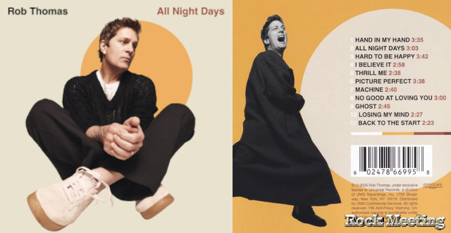 rob thomas all night days chronique