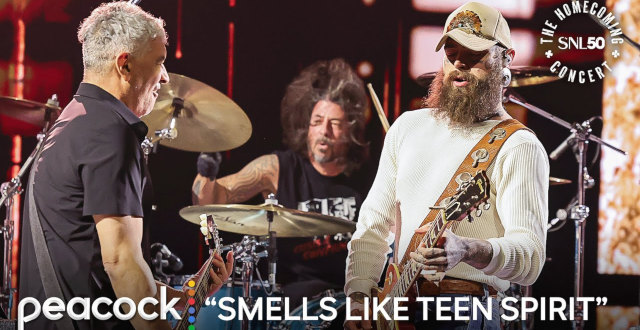 smells like teen spirit avec post malone et nirvana au concert du 50eme anniversaire du saturday night live