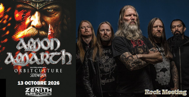 amon amarth upphaf video zenith de paris 13 10 2026 avec orbit culture et soilwork amon amarth upphaf video zenith de paris 13 10 2026 avec orbit culture et soilwork