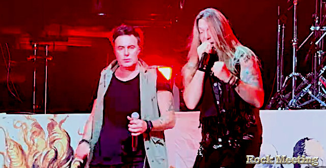 angra rejoint par kiko loureiro edu falaschi et akira takasaki loudness pour une reprise de burn de deep purple au festival full metal japan