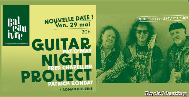 guitar night project tours le bateau ivre 29 05 2026 roman rouzine guitar night project tours le bateau ivre 29 05 2026 roman rouzine