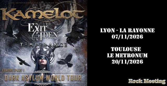 kamelot lyon la rayonne toulouse le metronum les 7 20 novembre 2026