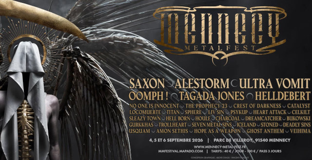 mennecy metal fest le sud ouest s invite avec seven metal sins titan aussi a l affiche saxon alestorm ultra vomit oomph tagada jones du 4 au 6 septembre 2026