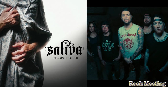 saliva breaking through saliva breaking through
