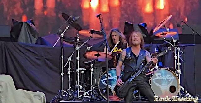 savatage avec le batteur blas elias au sweden rock festival ce 4 juin