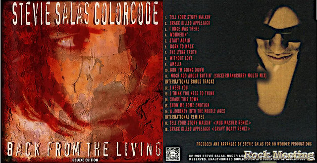 stevie salas back from the living deluxe edition lpx2