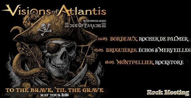 visions of atlantis montpellier rockstore le 16 mai