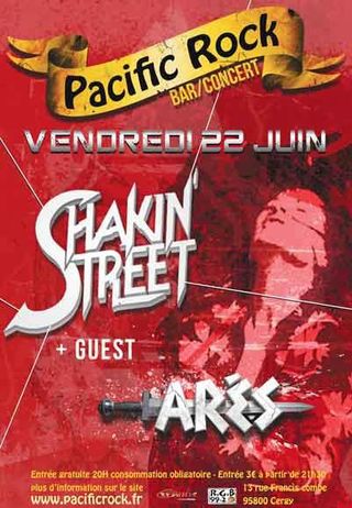 SHAKIN' STREET  Paris Pacific Rock 22/06/2012