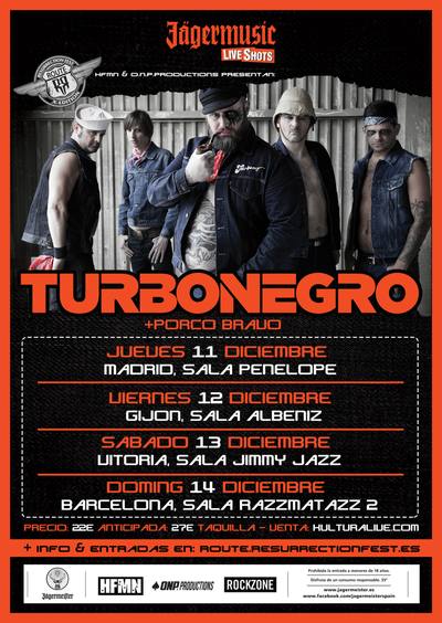 Turbonegro Tour 2014