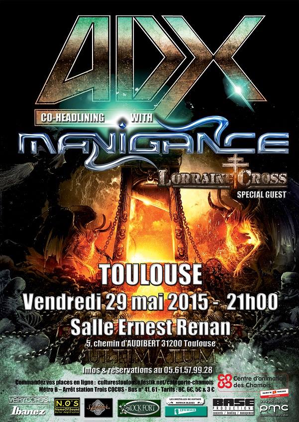 ADX & MANIGANCE Toulouse & Pau / Billère 29 et 30/05/2015 29 et 30 mai 2015 