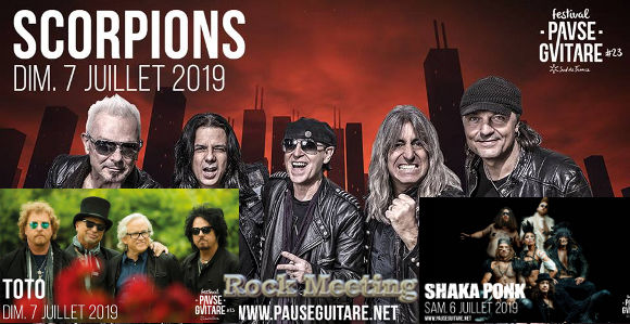 Festival Pause Guitare Sud de France Scorpions Toto Shaka Ponk2019