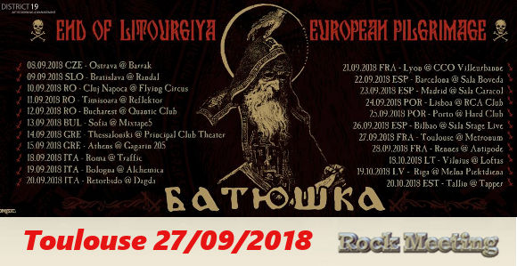 batushka black march toulouse le metronum 27 09 2018