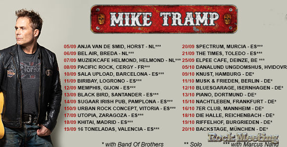 mike tramp best days of my life a pampelune ce 14 septembre apres le forum a vaureal