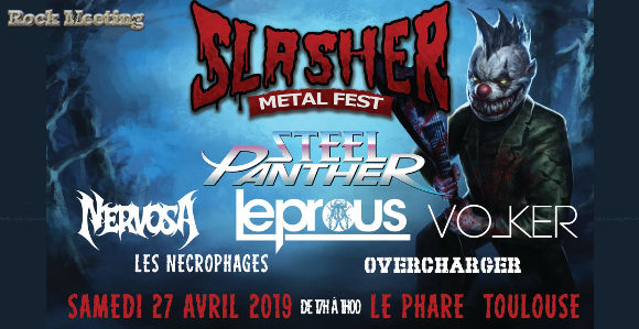 slasher metal fest steel panther leprous toulouse le phare 27 04 2019.jpg