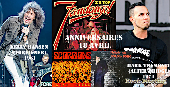 anniv 18 avril zz top eric clapton storm thorgerson bulletboys blind guardian foreigner dream theater tremonti scorpions whitesnake edguy stone sour