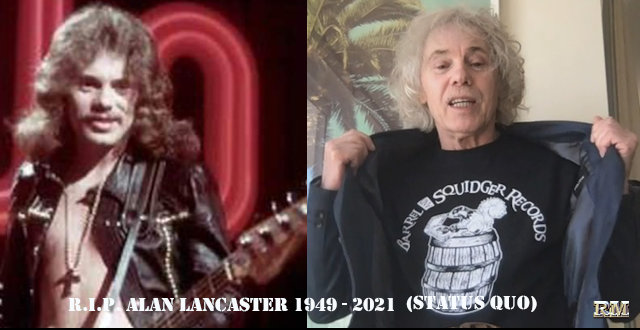 r i p alan lancaster l ex bassiste et fondateur de status quo est mort a l age de 72 ans