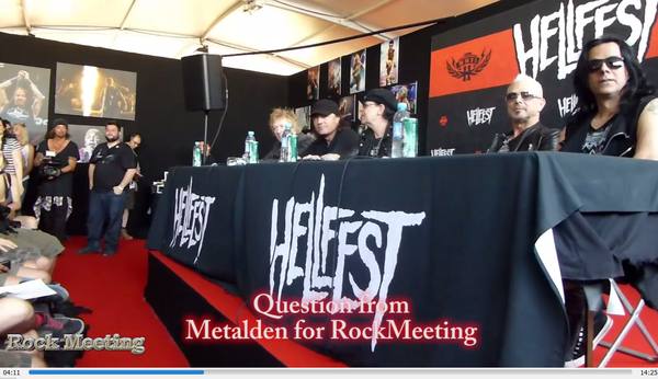 SCORPIONS - Conférence de presse Hellfest 2015 - 20/06/2015